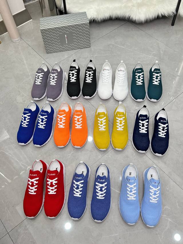 Actual Price: Kiton four seasons classic casual knit, original flying woven fabr