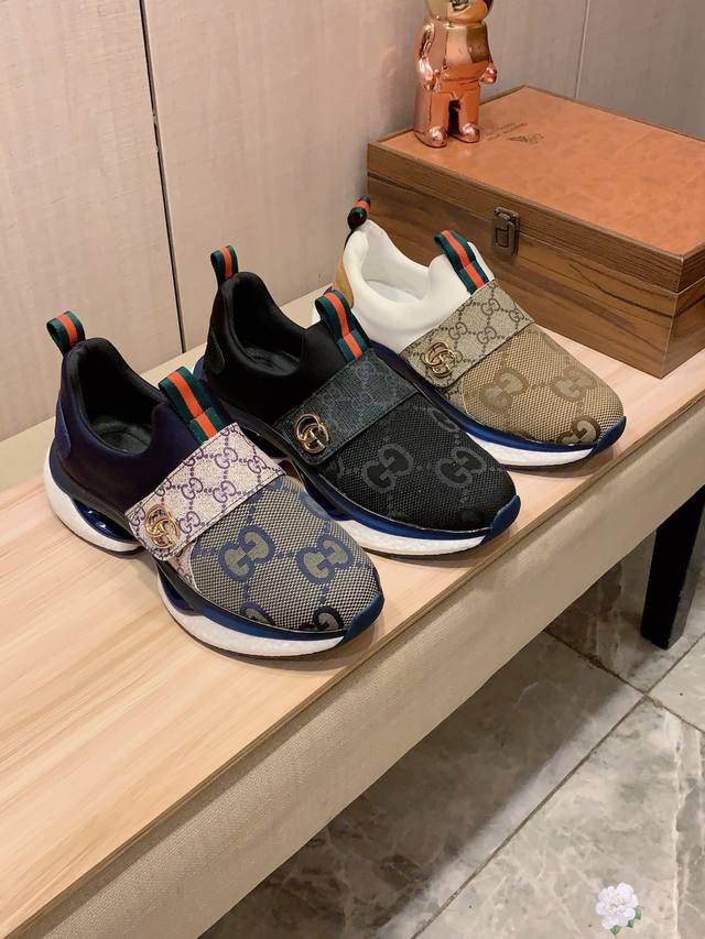 : Factory-priced Gucci* latest hot-selling casual shoes, top-tier luxury brands,