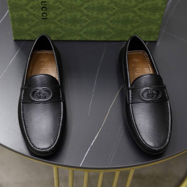 Factory Price: Gucci High-end men's driving and slip-on series 38-44 45 Custom-