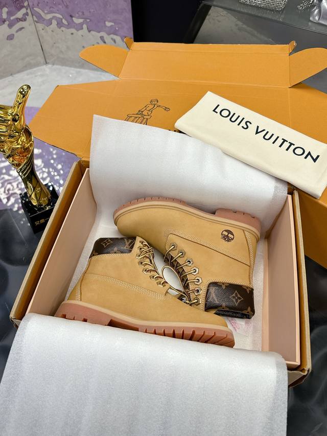 Factory price Couple's Lv X Timberland Timberland collaboration with monogrammed