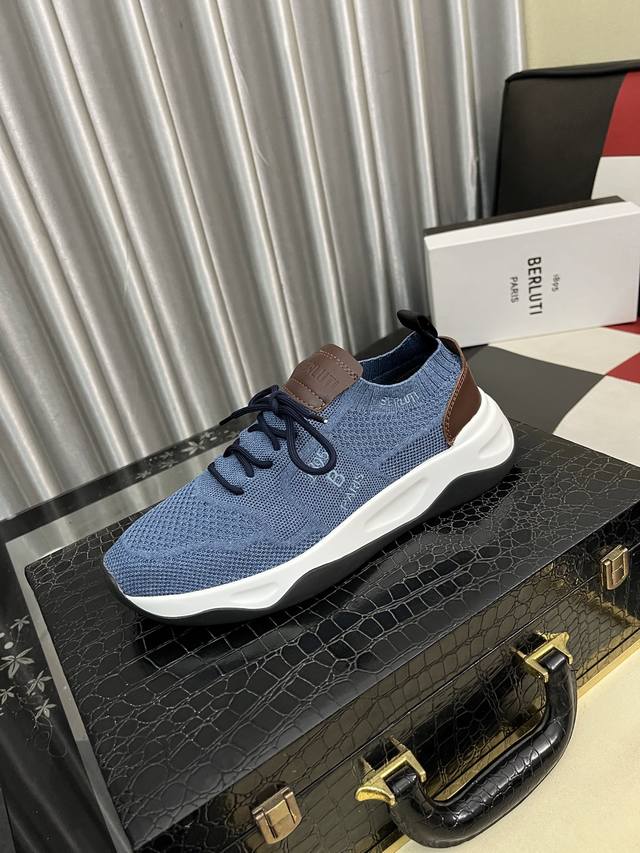 Factory Price: Berlui Brutti hand-polished casual leather shoes, imported speci