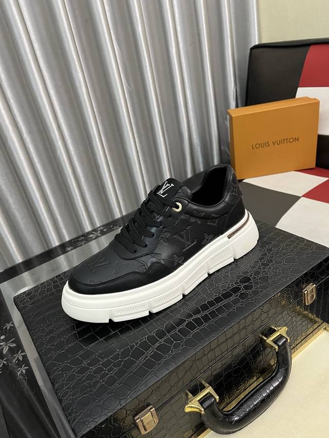 Factory Price: Loui* Vuitto* best-selling men's casual shoes, genuine Italian d