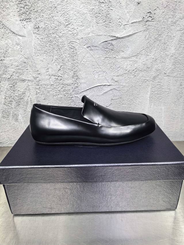 Actual Price: Prada 2025 Spring/Autumn latest style slip-on classic retro men's