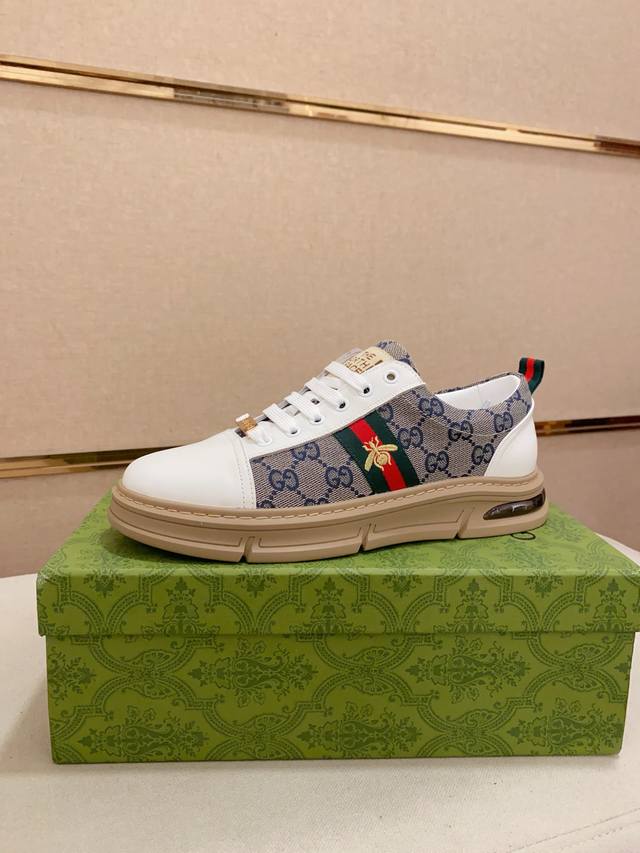 Factory p price Gucci official website latest casual fashion men's shoes, popul
