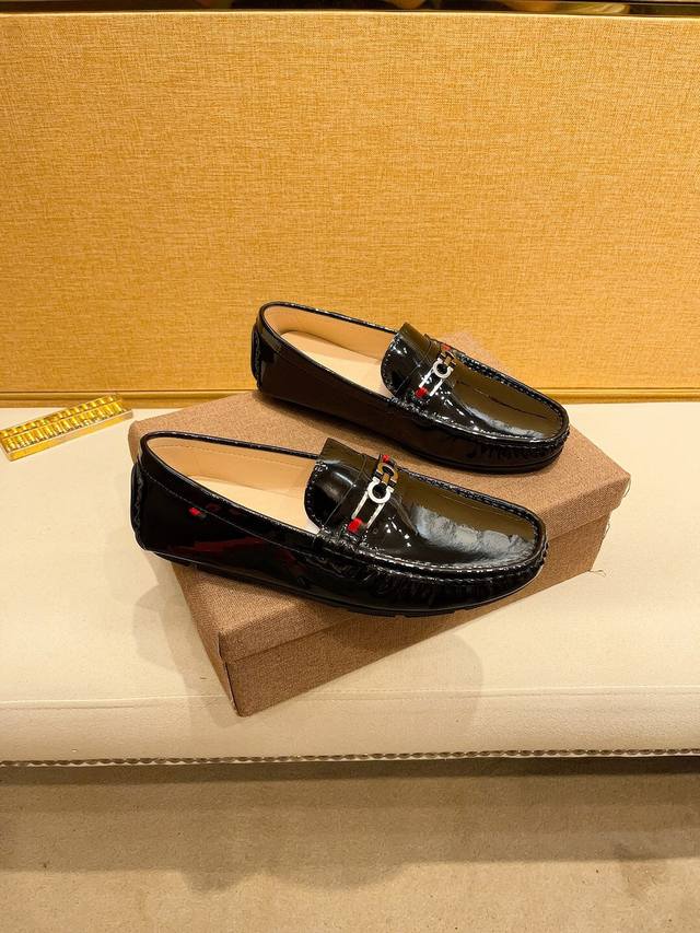 Factory Price: New Salvatore Ferragamo Men's Moccasins, Original Quality, 1:1 S