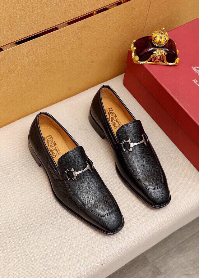 Product Trademark: Ferragamo Casual Leather Shoes Standard Sizes: 38-44 45 Cust