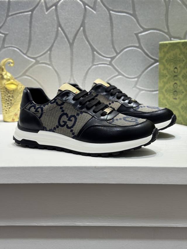 gucc* Original quality Gucci G classic casual fashion men's shoes popular versio