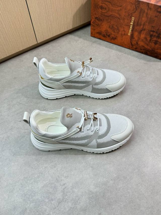 New! Original quality Stefano Ricci men's sneakers, made from imported calfskin