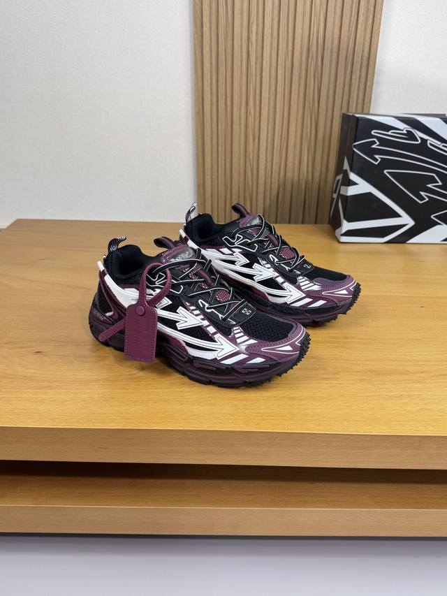 Off-White - High-end, original, couple's casual sneakers - Upper: Imported eco-f