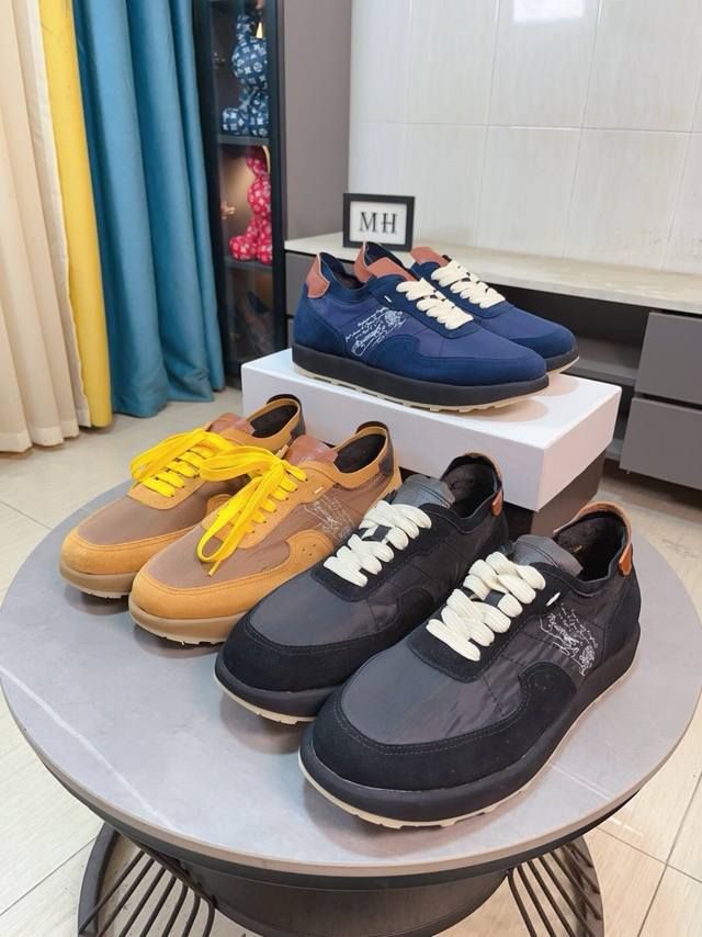 Factory price p Berlut* New arrival: Shadow knit and leather sneakers. These so