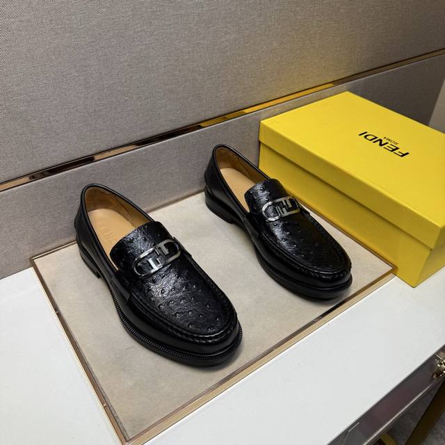 Factory p price men's men's sports shoes original Fendi ~ Men's casual leather