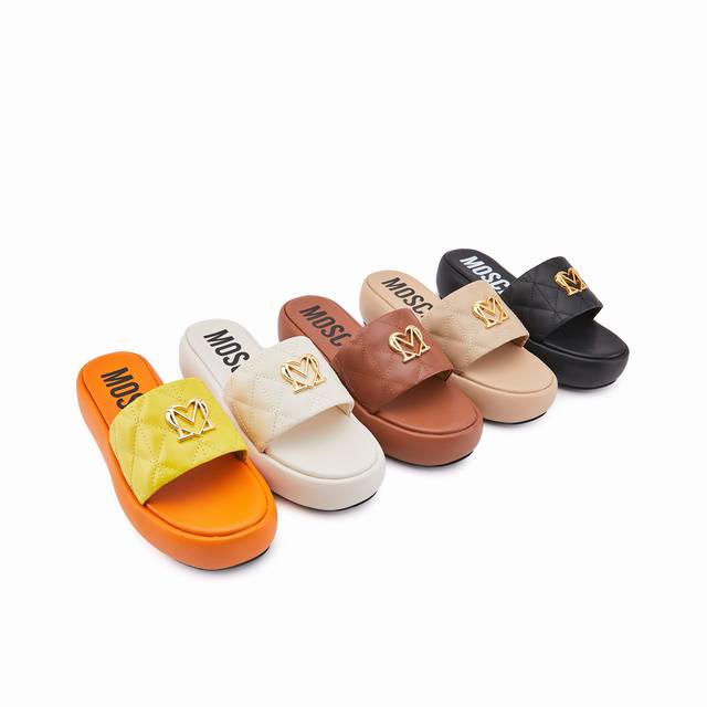 Factory-priced women's sports shoes, original Moschino embroidered new styles,