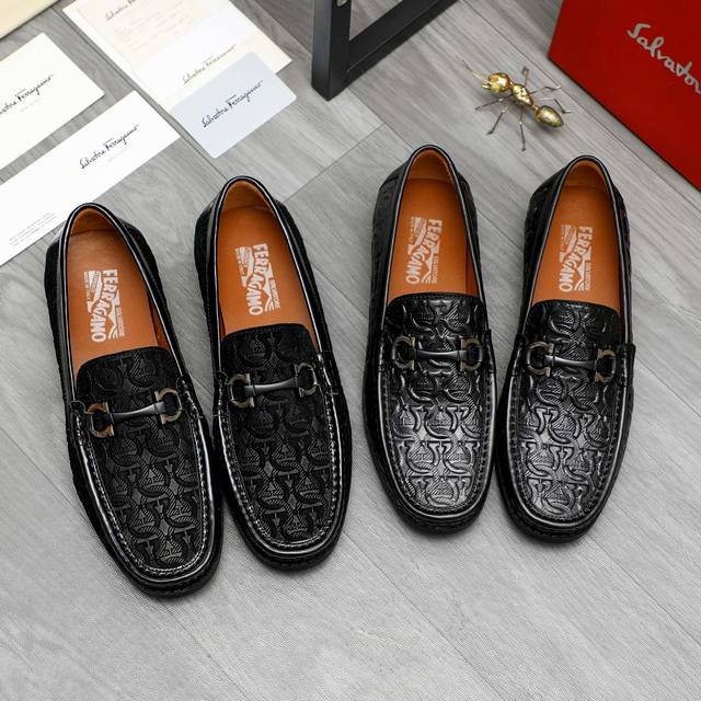 Product trademark: Ferragamo Salvatore Ferragamo business casual slip-on shoes