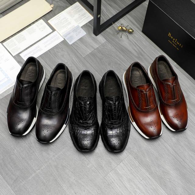 Product trademark: Berluti Berluti business formal leather shoes Sizes: 39-45 4