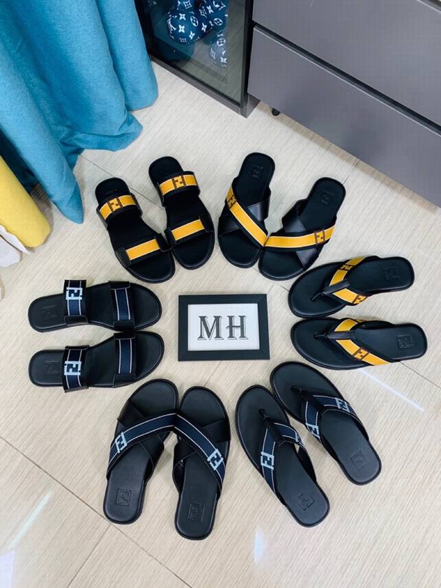 Factory price p Cross-over Fendi spring/summer new men's sandals, shipping in c