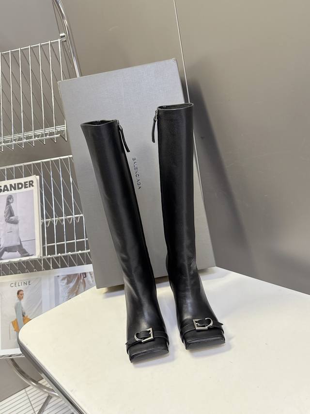 Balenciaga's latest runway boots for Fall/Winter 2025. Celebrities and influenc