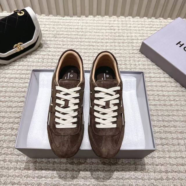 Hogan's new spring/summer 25 couple's styles, including Forrest Gump shoes, Dext