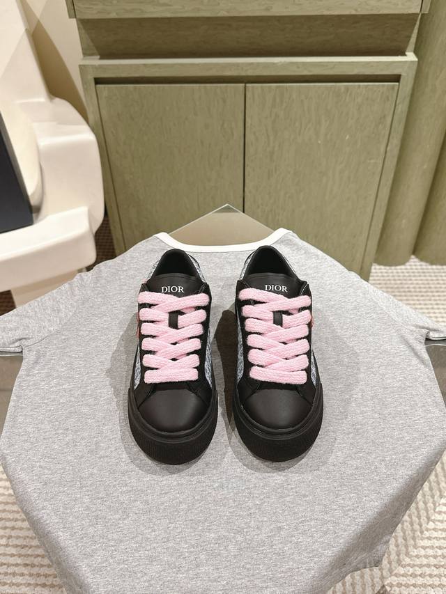 Couple Style# Dior's new One series white sneakers, casual sneakers, and skatebo