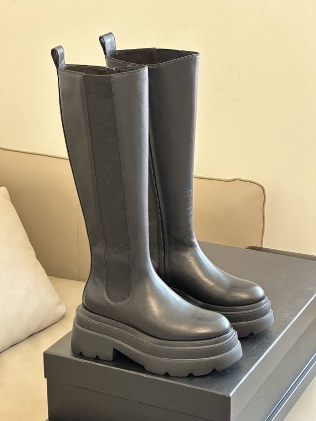 Alexanderwang Fw23 New Arrival~ King's autumn and winter thick-soled high bootsL