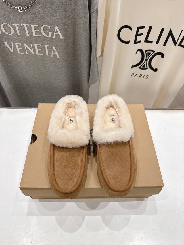 High-end factory release Ugg Winter 2025Ss new stylish thick-soled slip-on wool