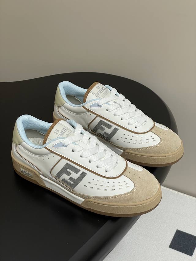 Male 10 Fendi Match series 25 new color thick-soled casual sports shoes, couples