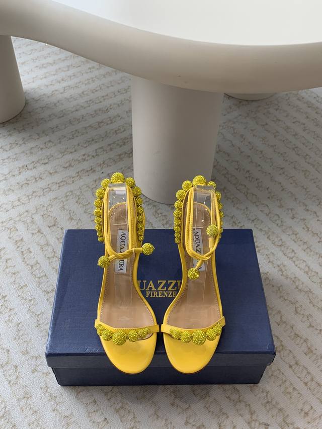 Aquazzura 24Ss Stunning and popular style, the favorite of pineapple royal arist