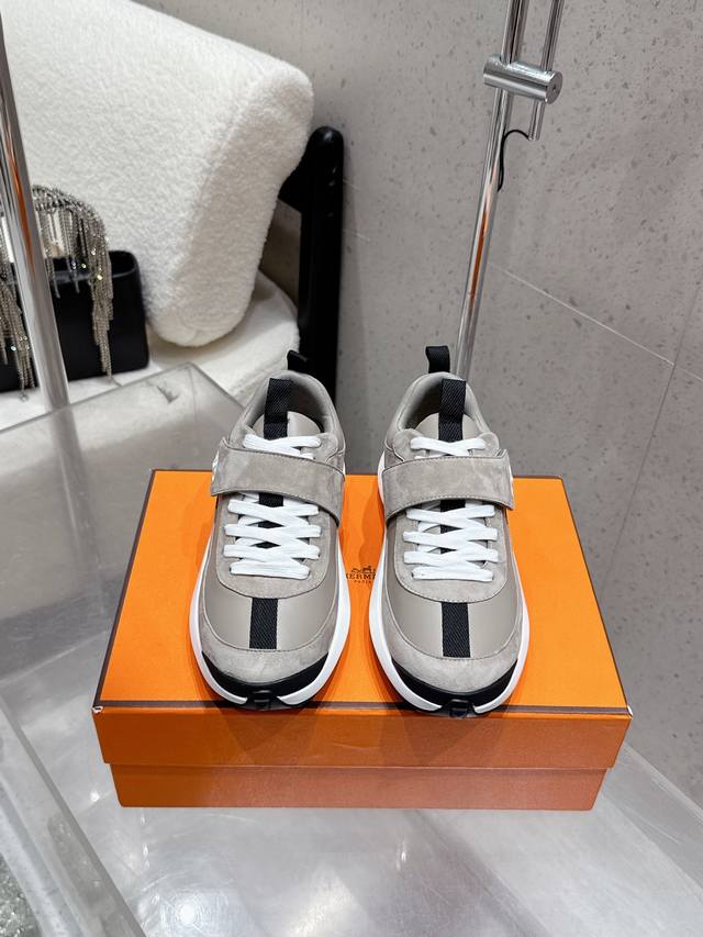 Purchasing-level men's model 10 25Ss Hermes new H-brand couple's thick-soled he