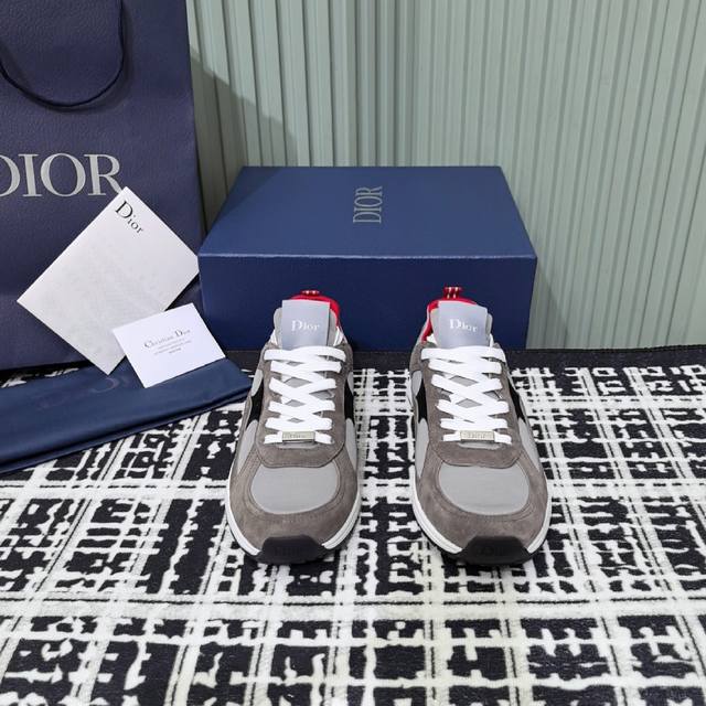 Dior Mile Runner Neoprene Suede, Dior's new casual sneakers, were designed by Cr