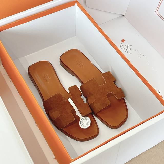 Can be equipped with an airplane box. Factory price: 50p Hermes Hermes H slipper
