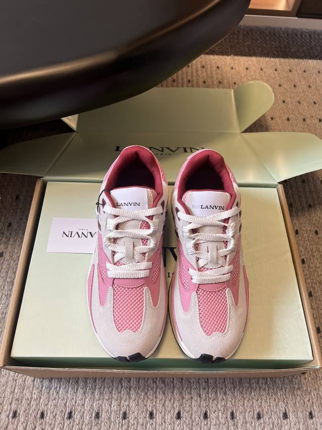 lanvi* Lanvin's latest Jla collection, a couple's mesh thick-soled casual sneake