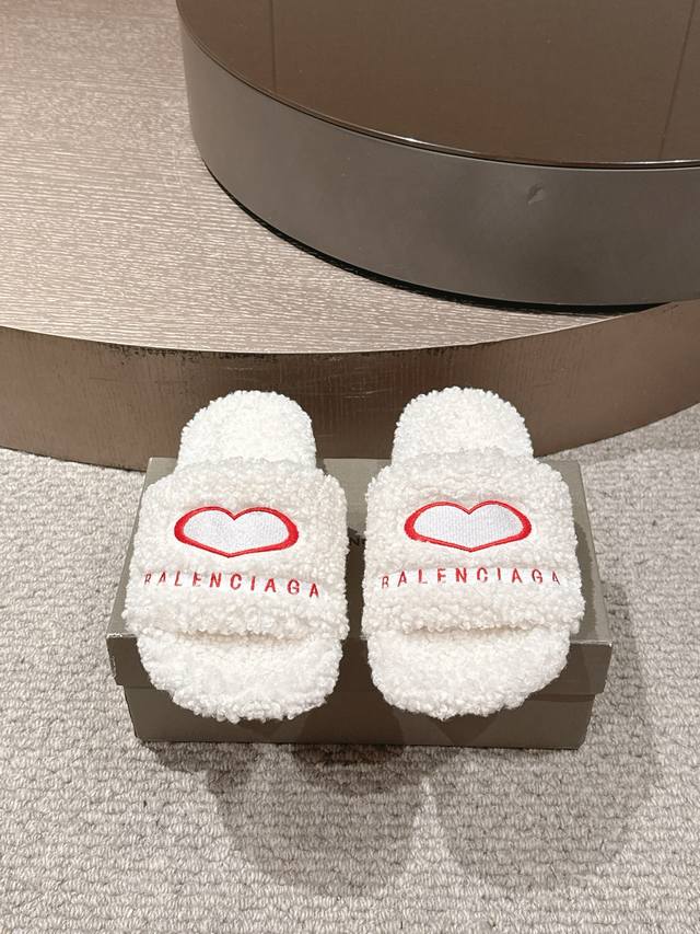 Shopping-grade p-thin-p-thick-soled Balenciaga 25Ss autumn/winter trendy wool s