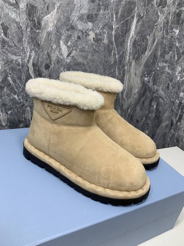 Prada's ultimate snow boots and ski boots are incredibly cute. From the Prada l