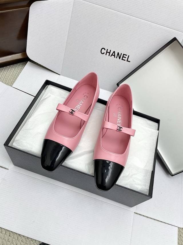Airplane Box 10 Purchasing-level Chanel 25Ss Spring/Summer Series Bow Mary Jane