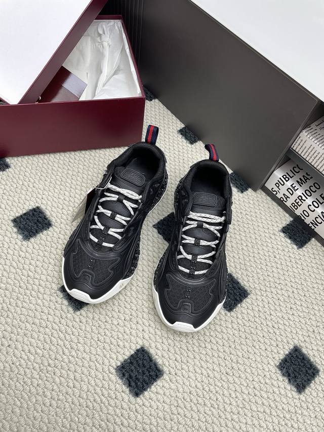 Men's size Gucci's latest Cub3D series thick-soled casual sneakers, dad shoesOri