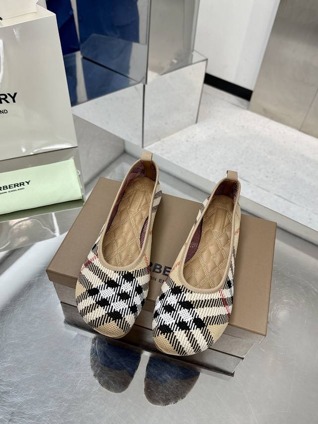 New Burberry Classic Check Flats. To date, the most versatile and age-appropria