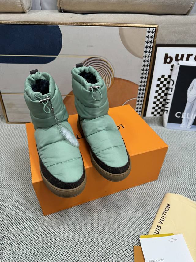 New autumn and winter down boots, Louis Vuitton purchasing quality Lv official