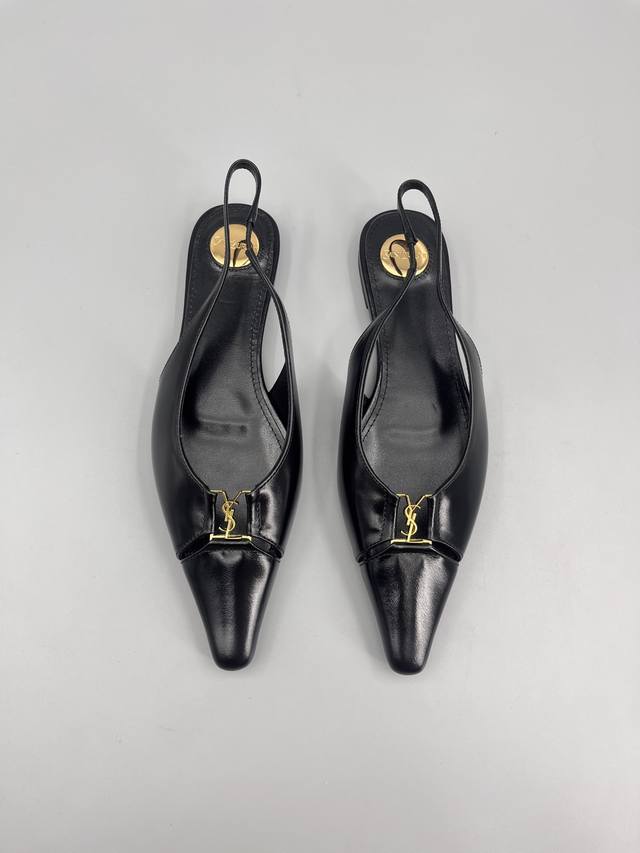 Saint Lauren* Saint Laurent catwalk style super pointed toe flats The catwalk st