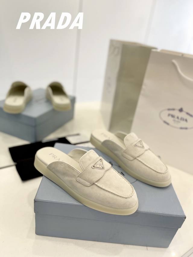 Factory Price: Men's 20, Top-Rated Prada Couple's Style, Loafers and Half-Slipp