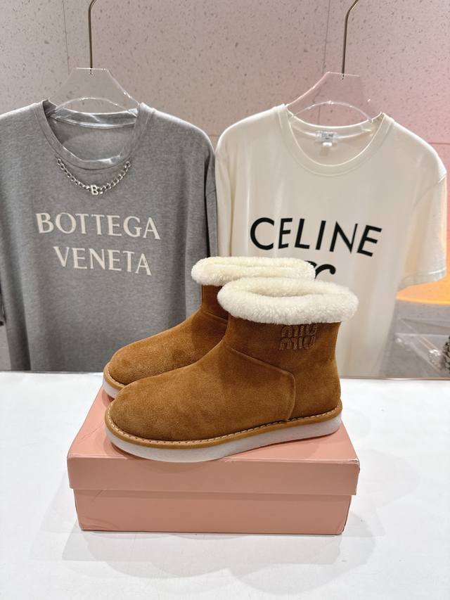 New wool snow boots Simple and versatile style! Really retro and beautiful! Ste