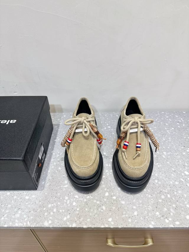 Alexander Wang's new Autumn/Winter 25Ss platform loafers are amazing! Hailey Bie