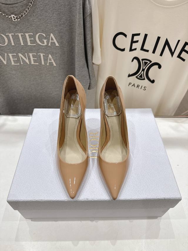 High version factory Dior* Dior D's 2025Ss new pointed high heels fashion shoes