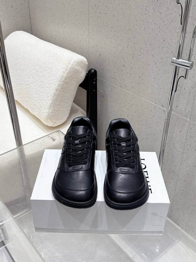 High version Loewe couple's Dexter shoes, white shoes, biscuit shoes Xiaohongsh