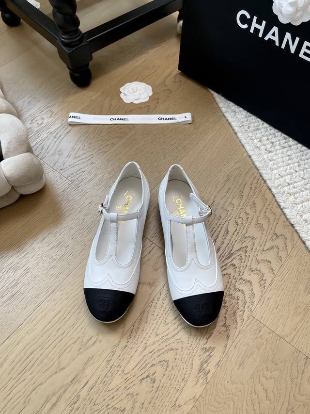 Chanel 25C new Mary Jane shoe series! top version! First to sell sheepskin upper