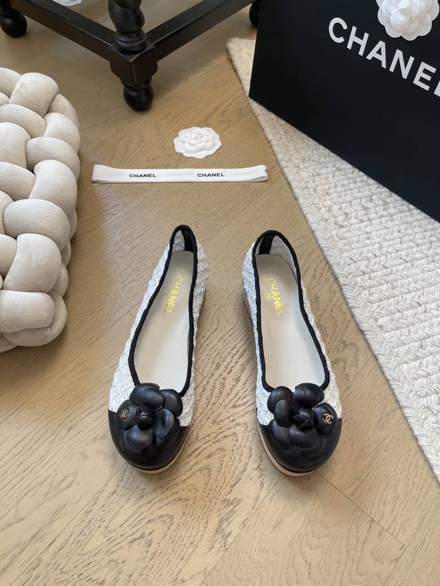 Chanel 25C new thick-soled wood-grain shoes! Premium version! Pre-sale Sheepski