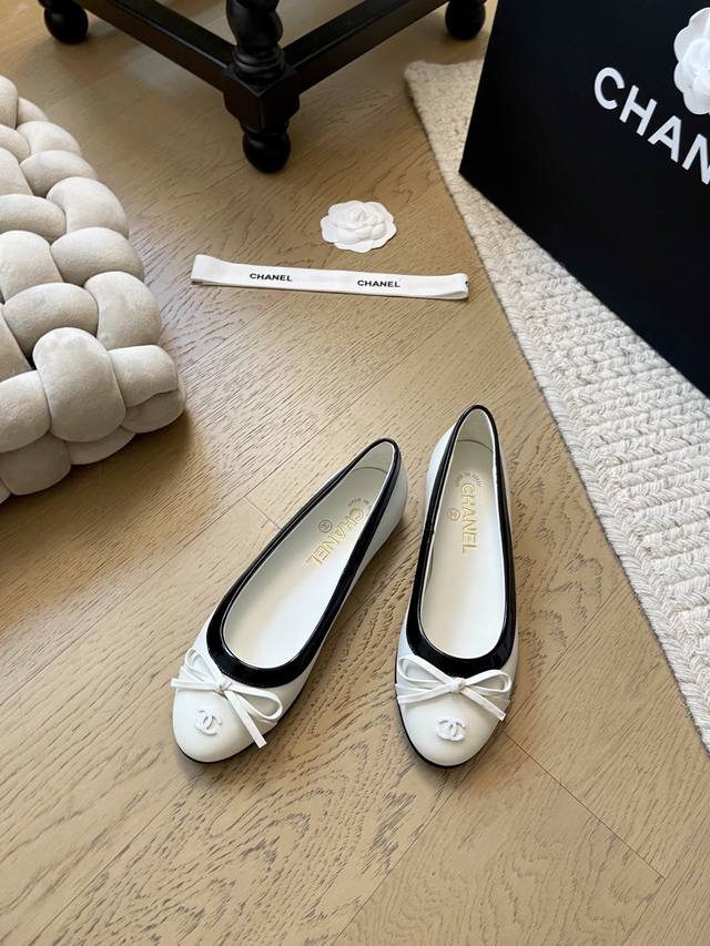 Chanel Vintage vintage ballet flats! Top-tier version! Pre-sale Sheepskin upper