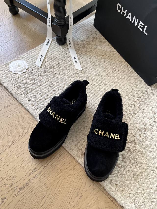 Chanel's classic autumn/winter snow shoe collection! Top-tier edition! 100% lamb