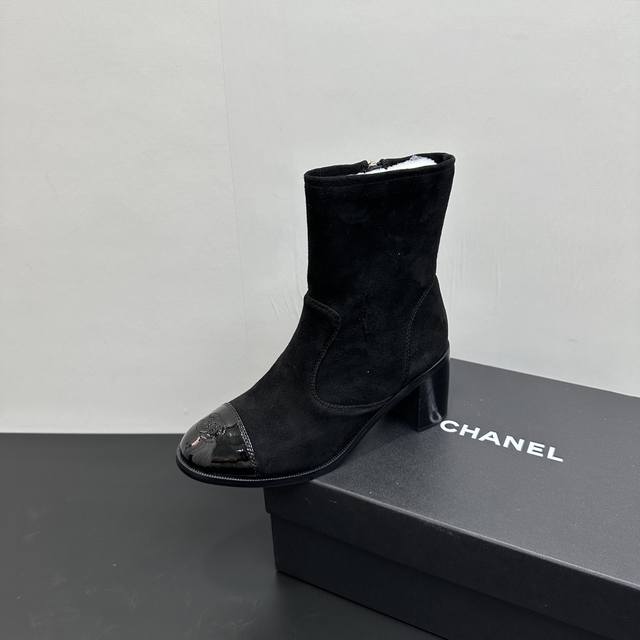 Chanel Chanel 2025 slimming artifact is here~ high-heeled short-tube stretch boo