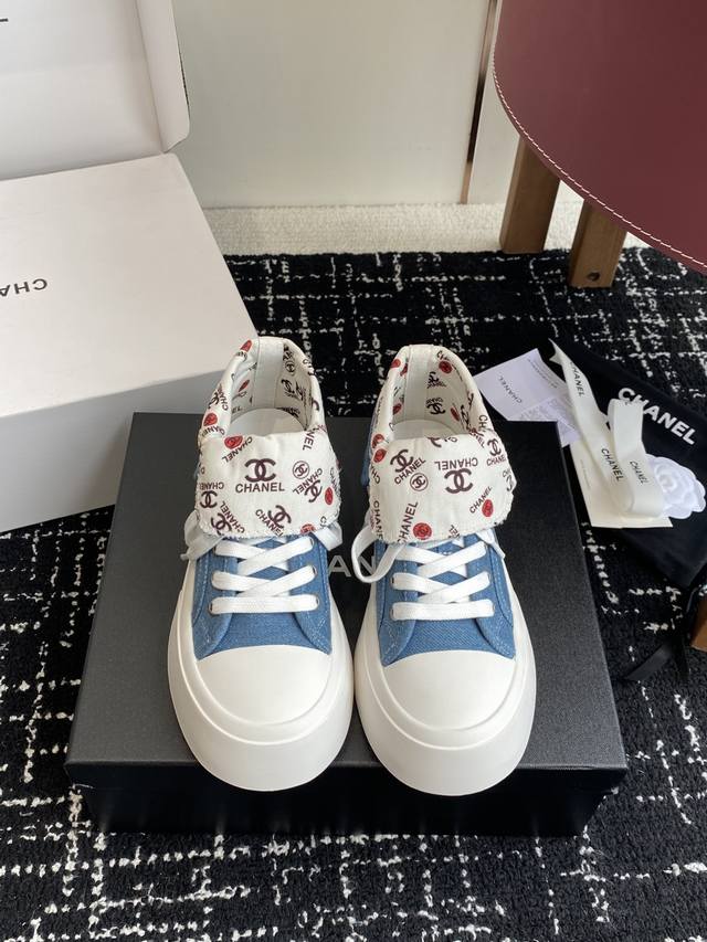 Shopping-grade Chanel 2025Ss latest casual shoes, currently super popular biscu