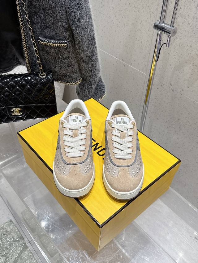 Men's 10 Fendi 2025Ss new Match series couple's skateboarding shoes, basketball