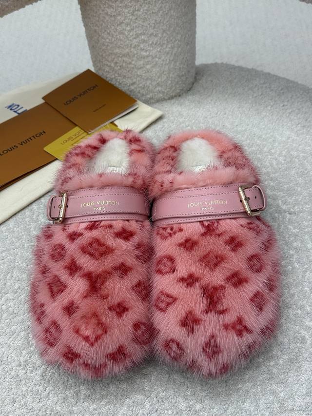 Top qualityLouis Vuotton Fw25 New Arrival~ Donkey's new autumn and winter mink f